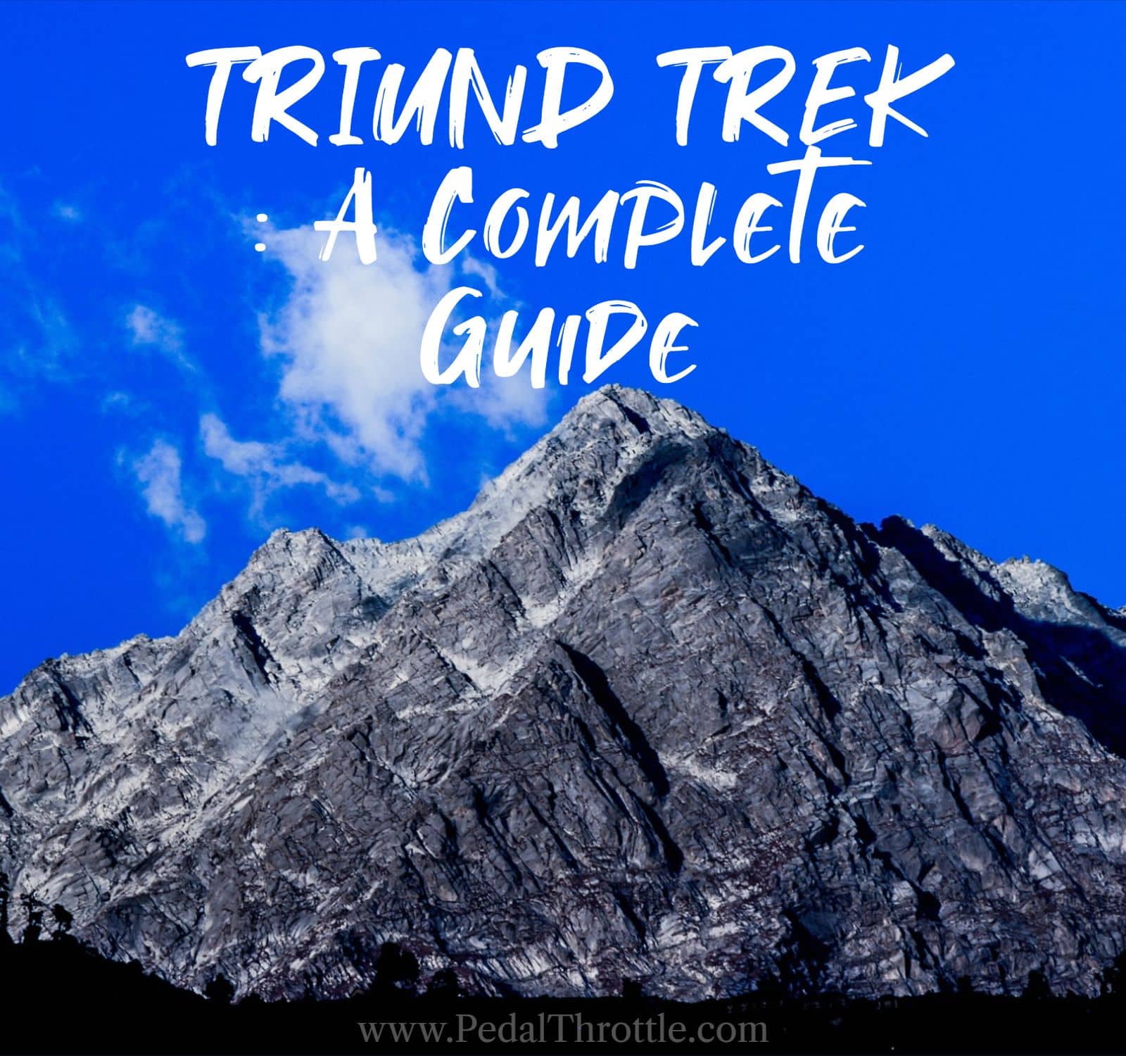 triund trek easy or difficult