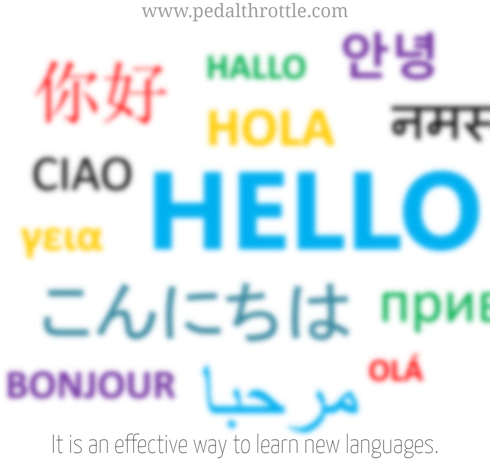 hello in different languages 